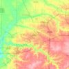 Joplin topographic map, elevation, terrain
