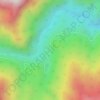 Kuak topographic map, elevation, terrain