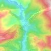 Agüera topographic map, elevation, terrain