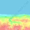 Sirte topographic map, elevation, terrain