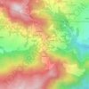 Deurali topographic map, elevation, terrain