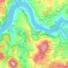 Covas de Baixo topographic map, elevation, terrain