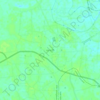 Barabari topographic map, elevation, terrain
