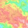 Aibonito topographic map, elevation, terrain