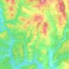 Fetal de Cima topographic map, elevation, terrain