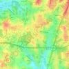 The Dell topographic map, elevation, terrain