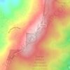 Blue Mountain topographic map, elevation, terrain