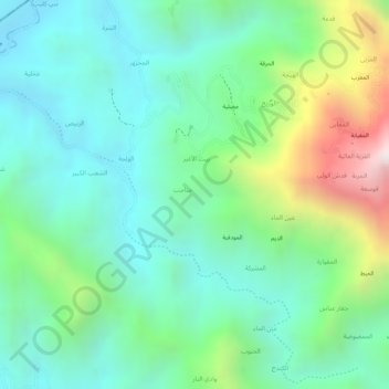 `Ozlat Barwah topographic map, elevation, terrain