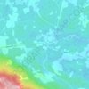 Dacre topographic map, elevation, terrain