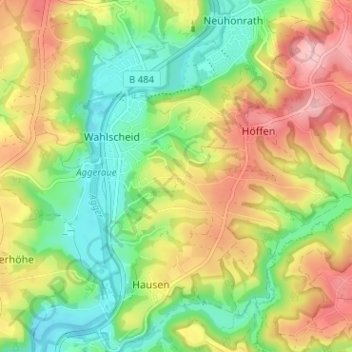 Münchhof topographic map, elevation, terrain