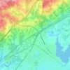 Aberdeen topographic map, elevation, terrain