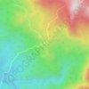Bulo topographic map, elevation, terrain
