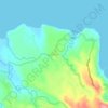 Pawa topographic map, elevation, terrain