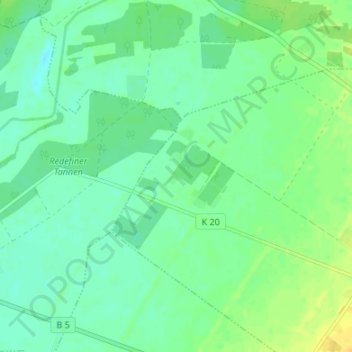 Niels topographic map, elevation, terrain