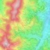 Les Bois topographic map, elevation, terrain