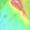 Korona topographic map, elevation, terrain
