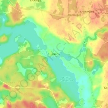Daumen topographic map, elevation, terrain