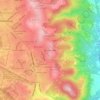 Rainbow Ridge topographic map, elevation, terrain