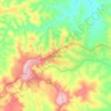 Kabinda topographic map, elevation, terrain