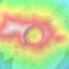 Mount Agung topographic map, elevation, terrain