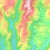 Lestrade topographic map, elevation, terrain