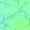 River Canard topographic map, elevation, terrain
