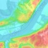 Finney topographic map, elevation, terrain