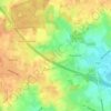 Polderhoek topographic map, elevation, terrain