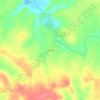 Cataract topographic map, elevation, terrain