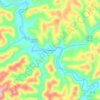 Arnoldsburg topographic map, elevation, terrain