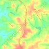 Evans topographic map, elevation, terrain