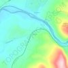 Torrance topographic map, elevation, terrain