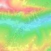 Bichl - Colle topographic map, elevation, terrain