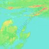 Dufferin Island topographic map, elevation, terrain