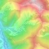 Berrós Sobirà topographic map, elevation, terrain