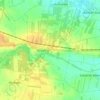 Kaukaz topographic map, elevation, terrain