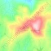 Slick Rock Mountain topographic map, elevation, terrain