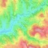 La Croix d'Entraigues topographic map, elevation, terrain