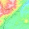 Santa Apolonia topographic map, elevation, terrain