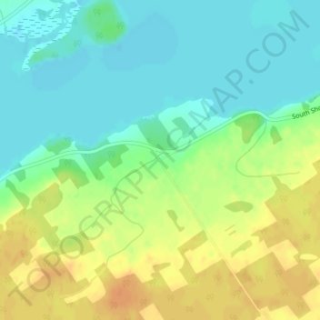 Hayburn topographic map, elevation, terrain