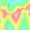 Humboldt Peak topographic map, elevation, terrain