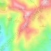 Pico Moro topographic map, elevation, terrain