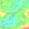 Le Meneu topographic map, elevation, terrain