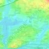 Le Clairet topographic map, elevation, terrain