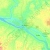 Kisangani topographic map, elevation, terrain
