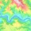 Brightside topographic map, elevation, terrain