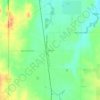 Peterton topographic map, elevation, terrain