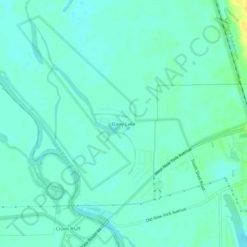 Daisy Lake topographic map, elevation, terrain