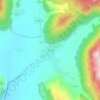 Terzone topographic map, elevation, terrain
