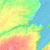 Pommelin topographic map, elevation, terrain